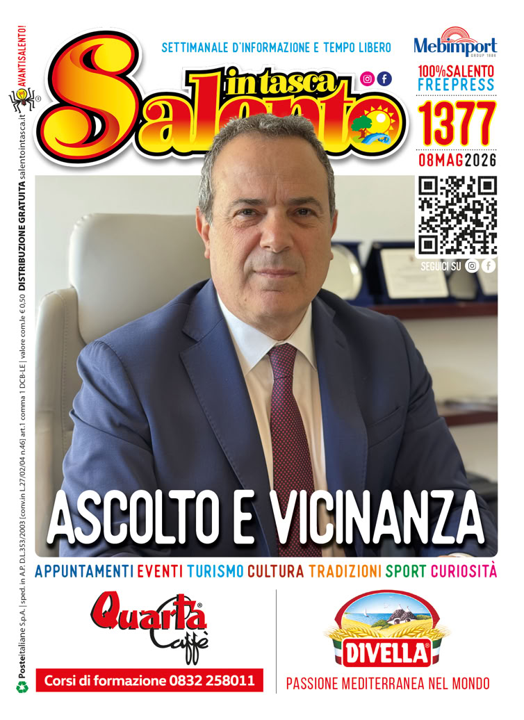 SALENTO IN TASCA 1377 dall'8 al 14 maggio 2026