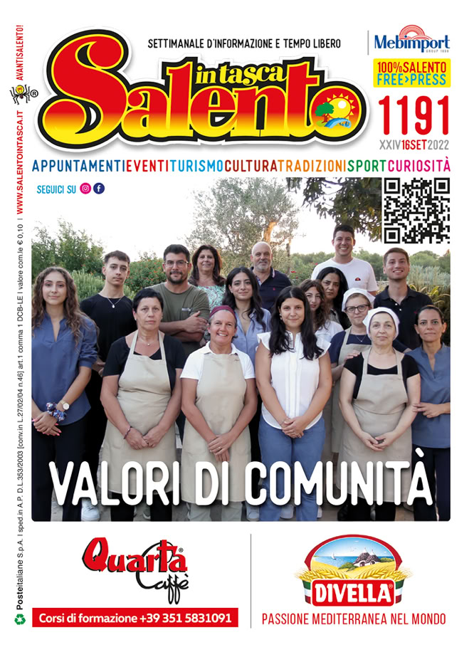 SALENTO IN TASCA 1191 dal 16 al 22 settembre 2022
