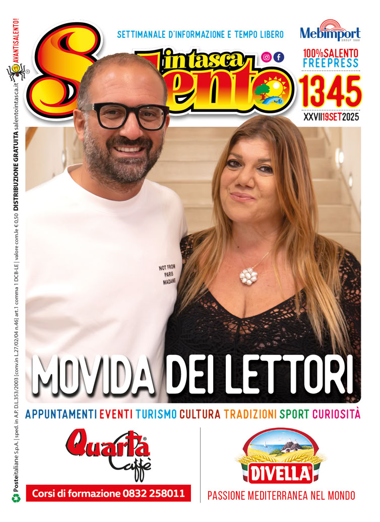 SALENTO IN TASCA 1345 dal 19 al 25 settembre 2025