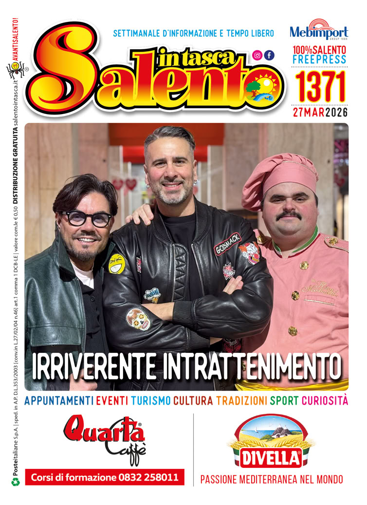 SALENTO IN TASCA 1371 dal 27 marzo  al 3 aprile 2026