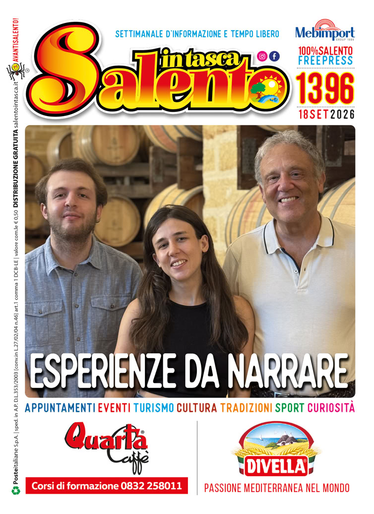 SALENTO IN TASCA 1396 dal 18 al 24 settembre 2026