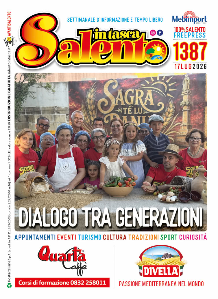 SALENTO IN TASCA 1387 dal 17 al 23 luglio 2026