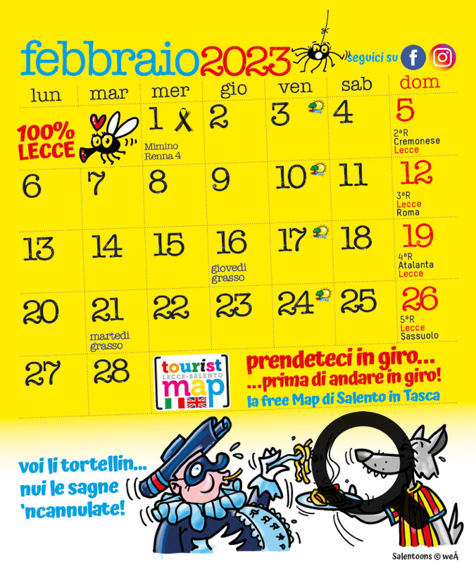 calendasint febbraio 2023