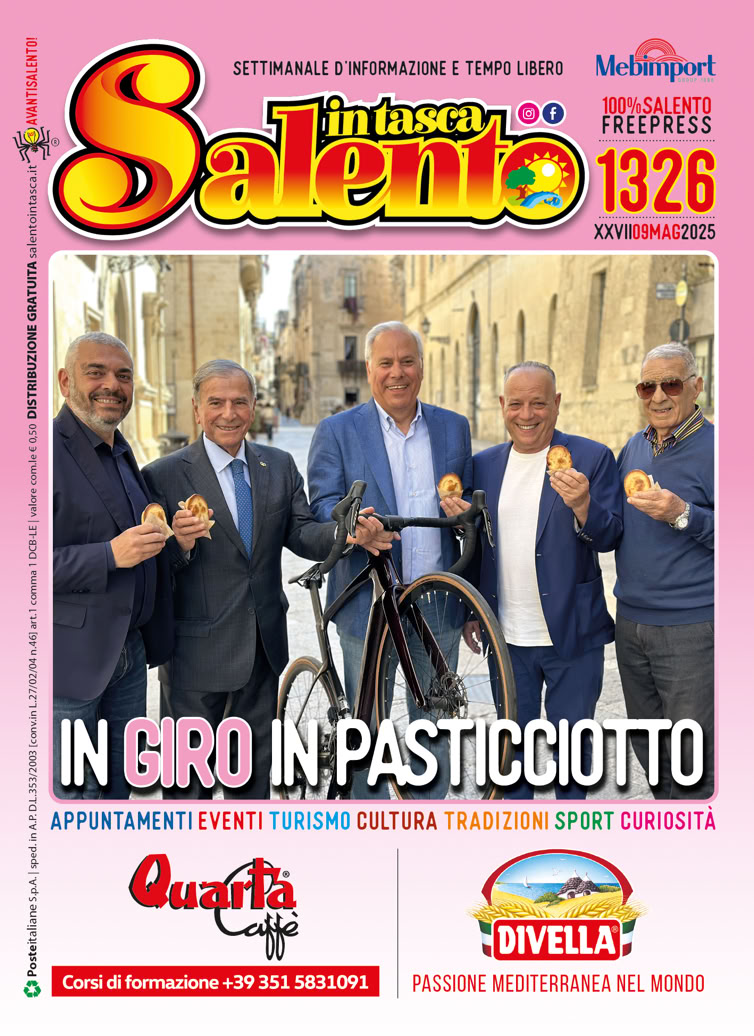 SALENTO IN TASCA 1326 dal 9 al 15 maggio 2025